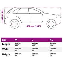 Car Cover For SUV Hail Protection Full L Grey And Silver-3002 - Multicolor - View 11