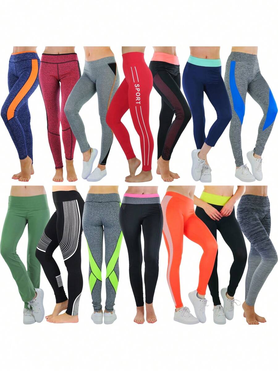 Women's Randomly Selected Active Leggings - 2 件裝:隨機選擇 - 查看 1