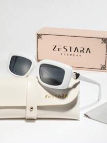 1 Paar Damen Plastik Quadratische Straßen-Stil Herz-förmige minimalistische stilvolle Brillen, geeignet für Valentinstags-Geständnisse, kommt mit eleganter Verpackung Preppy Stil für Schulanfang rechteckige Form Leoparden Schildkröte Muschel Druck