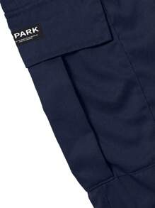 1pc Men's Loose Fit Multi-Pocket Cargo Pants, Casual Sports Trousers For Beach, Summer Vacation, Daily Commute, Workout, Outdoor Activities, Fitness, Jogging, Lightweight, Versatile, Straight Leg, Summer Streetwear, Fall