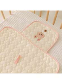 婴儿防水可重复使用换尿布垫，便捷多功能尿布包 - 兔子 - 查看 5