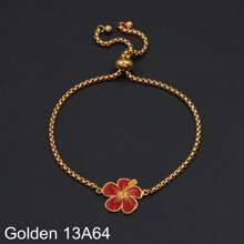 1 Stück verstellbares Armband mit geätzten Hibiskusblumen für Frauen und Mädchen, Hawaii Guam Puerto Rico PR Guadeloupe Insel Schmuck