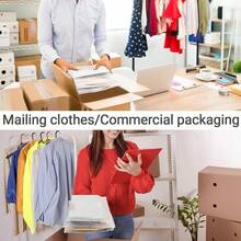 25-Pack Frosted Zipper Bags For Clothes – 10x8" Plastic Shirt Bags For Packaging T-Shirts, Swimsuits, Bikinis, 3 Mil With Vent Holes & Reinforced Sides - 磨砂 - 查看 7