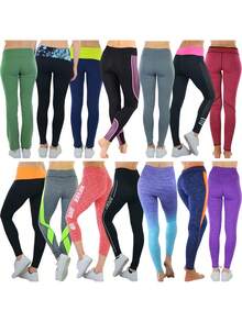 Women's Randomly Selected Active Leggings - 4 件裝隨機挑選 - 查看 3