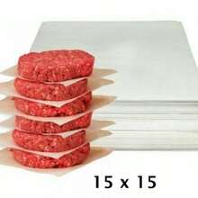Separador Plástico 15x15 Para Hamburguer e Carnes - Branco - Visão 7