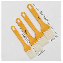2pcs High-Temperature-Resistant Multi-Functional Brush, Suitable For Barbecue, Baking, Cake Decoration, Oil And Sauce Application, Baking Oil Brush, Silicone Barbecue Sauce Brush. This Is A Multi-Functional Brush For Various Food Preparations