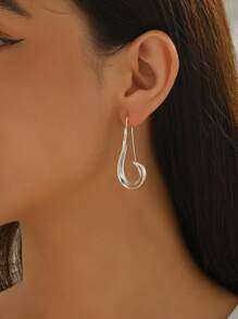 1 par de pendientes vintage con diseño bohemio de moda, accesorios de joyería creativos como regalo para mujeres, adecuados para uso diario y festivo