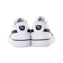 Puma Unisex Classic Casual Low-Top Vulcanized Sneakers - Puma White-dark Blue - View 4