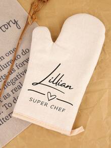 2 Stücke personalisierte Ofenhandschuhe, individuelle Isolationspolster Set von zwei Stücke für Küchengeschenke, bedruckte Ofenisolationshandschuhe mit Wunschtext, Geschenke zum Vatertag, Muttertag, Partys, Feiertage, Einweihungsgeschenke, Geschenke für Väter, Mütter, Freunde, Klassenkameraden, Söhne und Töchter, geeignet für den täglichen und Küchengebrauch