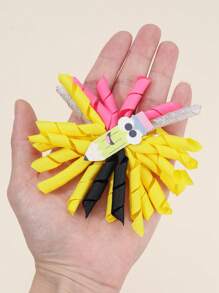 2pcs Back To School Korker Bows For Girls Cute Apple Pencil Bow Hair Clips Red Yellow Green Grosgrain Ribbon Bow Alligator Clips With Apple Pencil Accessory Cute Pencil Apple Curly Bow Barrettes For Frist Day Of School Kids Hair Accessories