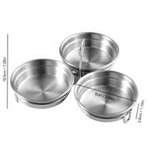 Stainless Steel Heart Shaped Egg Cooker, Steamer Mold, Egg Poacher Device, Suitable For Egg Burgers, Egg Tarts, Egg Custard
