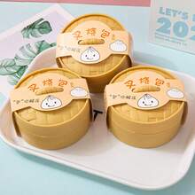 1pc Simulated Decompression, Large Steamer, Barbecued Pork Bun, Fluid Decompression, Small Toy, Pinching, Le, Venting Toy. - Multicolor - View 5