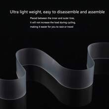 2 件自行车轮胎内衬，防刺穿，适用于山地/公路自行车，适合 26 英寸/ 27.5 英寸/ 29 英寸/ 700c 内胎