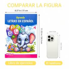 16 Page Spanish Word And Digit Handwriting Exercise Book To Improve Children's Pen Control And Hand Eye Coordination Skills, A Gift For Preschool Education - Multicolor - View 3