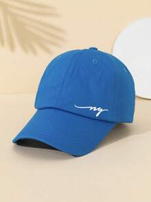 1 件 NY 字母印花棒球帽，低调时尚 Snapback 帽，简约休闲街头风格帽，可调节男女通用爸爸帽，适合户外、度假、日常街头装，也是一份很棒的礼物 - NY - 查看 11