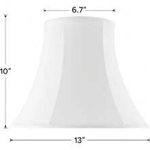 Pantallas de lámpara - Ajuste clásico tipo araña para lámparas de mesa y mesita de noche - Blanco - Ver 4