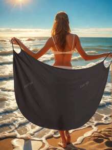 Women's Summer Beach Vacation Casual Sarong Spaghetti Strap Dress, Sexy Beach Cover Up Dress