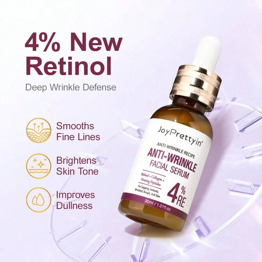Retinol Anti Wrinkle Aging Face Serum Smooth Moisturizing Fade Fine Line Firming Nourishing Essence Moisturiz Facial Serum - 1 - View 1
