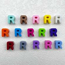 5 قطع خرز أبجدي إنجليزي كبير الثقب من مادة الأكريليك، إكسسوارات مجوهرات DIY، مواد حرفية لتعليقات الهاتف والمفاتيح، هدايا إبداعية