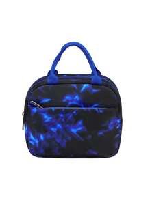 3-Piece Set: Football & Galaxy Print Backpack For Boys, With Lunch Box & Pencil Case, Large Capacity, Lightweight, Versatile Casual Backpack For School/Travel, Side Pockets For Water Bottle & Pen, Great Back To School Gift Bag For School College