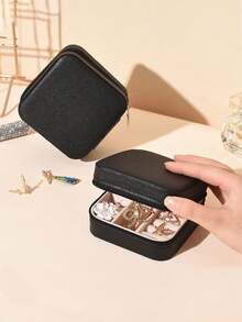 1 件迷你旅行珠宝收纳盒，便携式拉链旅行珠宝收纳盒，女士礼品盒，多功能珠宝展示架，可放置戒指、吊坠、耳环、项链等。- 适合女孩和女士的礼品盒、情人节礼品盒、圣诞礼品盒、圣诞装饰、家居装饰、节日派对装饰包、房间装饰、包、化妆包、梳妆台、旅行、化妆包、旅行必需品、收纳袋、收纳、旅行必需品、化妆品收纳盒、化妆包、化妆品收纳盒、收纳袋、洗漱包、桌面收纳袋、化妆包、化妆收纳、梳妆配件、化妆包、化妆包、珠宝盒、小袋、化妆刷架、刷子架、香水收纳袋 - 彩色 - 查看 5