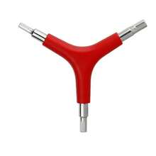 Bicycle Repair Tool 4/5/6mm Hex Wrench, Hex Key Spanner - Red - View 2