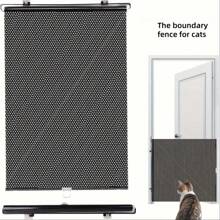 Hole-Free Pet Gate - Define Boundaries For Your Pets, Magic Pet Door For Home Use, Indoor Cat Barrier, Small Dog Safety Fence, Easy To Install Anywhere