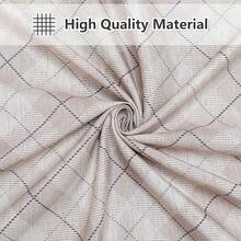 MYSKY HOME Faux Linen Table Cloth Nappe Table Rectangulaire 60x84 Inch, Boho Tablecloth Dustproof Table Cover Kitchen Party Holiday Wedding Banquet, Beige With Beige Tassels