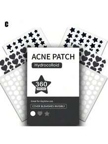 360 Peças Conjunto Colorido de Adesivos para Cobrir Acne, Suaves e Não Irritantes