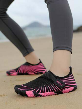 1 Pair Unisex Breathable Quick-Dry Water Shoes For Outdoor Beach, Hiking, Swimming