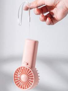 1 Stück - Mini tragbarer Ventilator, batteriebetrieben, tragbar, kleiner persönlicher Ventilator für Sommer, Reise, Strand, Innen- und Außenbereich, Geschenk (ohne Batterie), Geburtstagsgeschenke, Hochzeiten, Schule, Schulmaterialien, Raumdekoration - Verschiedenfarbig - Übersicht 4