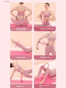 Anneau magique de yoga, anneau de Pilates de 14 pouces pour l'entraînement des cuisses, anneau de yoga tonifiant les cuisses, équipement de Pilates pour la maison pour femmes, équipement de fitness anneau de Pilates - cadeaux pour femmes et hommes
