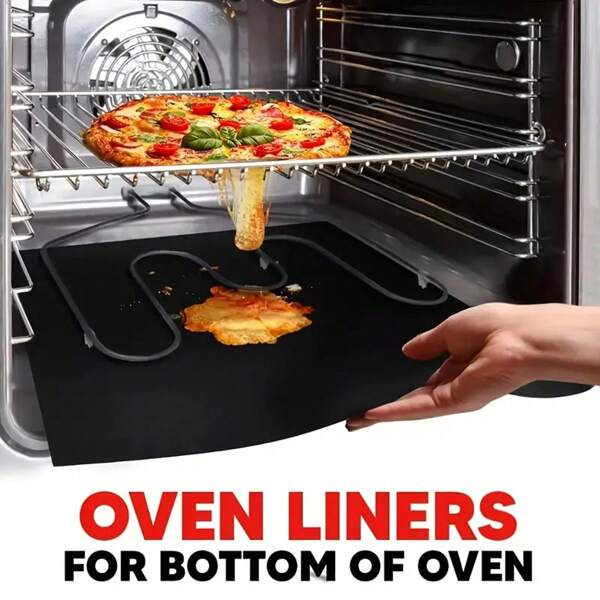 1/2/4/5pcs Non Stick Oven Mat 0.2mm, Reusable And Heat-Resistant - Perfect For Electric And Gas Ovens, Barbecue Racks, And Holiday Cooking, Easy To Clean, Making It An Ideal Party Item And Barbecue Accessory Halloween And Christmas