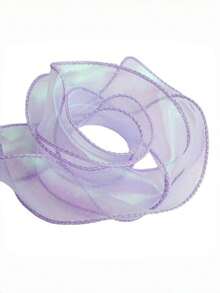 لفتان من شريط الأورجانزا ذو ذيل السمكة الأيريديسنت بعرض 4 سم، مادة رقيقة وأثيرية، شريط تغليف الزهور والهدايا والملابس والأغطية الرأس والفيونكات، شريط الزفاف، شريط الورد اليدوي DIY، شريط ديكور صندوق الكعكة والزهور، شريط سيارة الزفاف القماشية الحمراء، تغليف الهدايا، صنع الفيونكات، ديكور حفلات الزفاف والأعياد