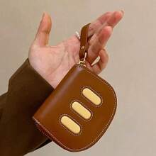 1pc Genuine Soft Leather Exquisite Internet Celebrity Card Holder Cute Wallet With Multiple Card Slots Large Capacity ID Card Holder Portable Suitable For Travel Shopping For Women Wallet Mini Wallet Purse Wallet Card Wallet