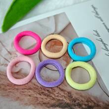 100pcs/2000pcs Cute Hair Bands, Soft & Elastic Hair Ties For Girls, Hair Accessories, Floral Confetti, Storage In Chick Bag, Gym Accessories, Hair Tie ,Hair Accessories, Ponytail Holders, Hair Elastics, Hair Rubber Bands
