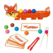 Juguetes de madera para desarrollo de motricidad fina y educación temprana, juegos de concentración y emparejamiento para niños, juguetes Montessori de matemáticas y ayudas didácticas para educación temprana, juguetes de pensamiento y clasificación para entrenamiento de concentración, ayudas de aprendizaje para jardín de infantes, juguetes Montessori de emparejamiento - Multicolor - Ver 12