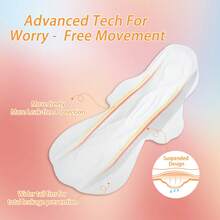 Sullein Women's Sanitary Pads, Extra Thick Absorbent With Wings, 240mm, 290mm - Multicolor - View 6
