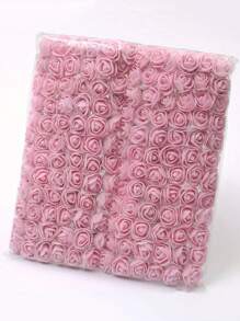 144 pièces Bouquet de roses en mousse artificielles mini pour mariage, décoration florale, scrapbooking, fleurs fausses, couronne, artisanat DIY, cadeaux, Saint-Valentin, anniversaire, remise de diplôme. Mini roses multicolores en PE, bouquet de fleurs en mousse artificielles