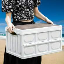 1 Stück Faltbare Aufbewahrungsbox für Outdoor, multifunktionale Kfz-Organizer Box, Haus-Krimskrams Box, tragbare Falt-Camping Kiste