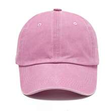 1 Stück Damen Gewaschenene einfarbige retro personalisierte Baseballkappe - Verschiedenfarbig - Übersicht 24