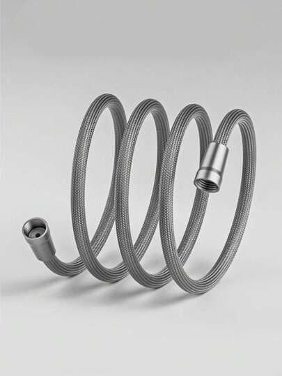 150cm/200cm Shower Hose, Bathroom Shower Head Universal Connector Pipe, Suitable For Water Heater, Shower Faucet, Cold & Hot Water Pipe Accessories