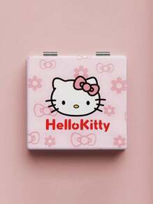 Sanrio Hello Kitty Spiegel Kuromi, Cinnamoroll, My Melody Anime Charaktere Katzen Portable Taschenspiegel Make-Up Tisch (einige Teile können zufällig sein)(Farbunterschiede zwischen verschiedenen Chargen), Haarstyling, Haarzubehör, Haarstyling Set, Haarpflegewerkzeuge