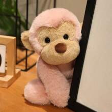 40cm Cute Monkey Plush Doll | Soft Adorable Comfort Doll For Children | Healing Birthday Gift For Boys, Girls, Friends, Home Decor Stuffed Pillow