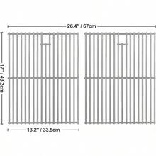 17 Inch Grill Grates For Home Depot Nexgrill 720-0830H, 720-0830D Gas Grill Model, Stainless Steel Cooking Grids Replacement Repair Parts - 17" Stainless Steel Grate - View 3