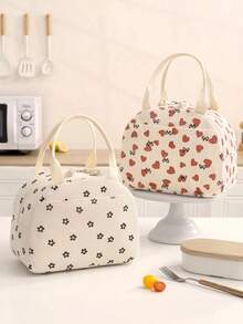 Benutzerdefinierte Cord-Lunch-Tasche, große Kapazität isolierte Lunch-Tasche mit individualisiertem Text und Namen, weiches wiederverwendbares Material, tragbare Lunch-Tasche mit Doppelgriffen und Reißverschluss oben, multifunktionale isolierte Lunch-Box-Tasche, Lunch-Box-Tasche für Männer und Frauen, Schul-Lunch-Box, Picknicktasche für Bento-Box, ideal für Schule, Arbeit, Camping, Büro, Herbst - Verschiedenfarbig - Übersicht 9