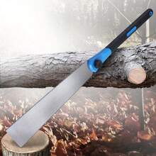Sierra de doble cara para carpintería, sierra de carpintería, sierra de mano, sierra de mano de diente fino para tablas, sierra de jardín, sierra de uso doméstico, herramienta de carpintería - Multicolor - Ver 2