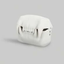 bandai Funda divertida para teléfono, funda fea para teléfono 4 piezas/Funda protectora de silicona con diseño de dientes de tigre para Pro 2, funda de caricatura con diseño en 3D para auriculares Bluetooth de tercera generación 4