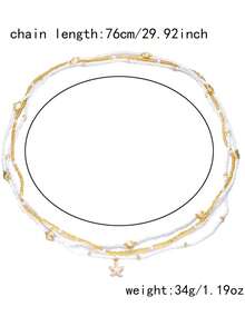 3 件波西米亚海星和种子珠腰链，适合旅行和度假 - 彩色 - 查看 2