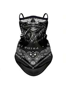 Retro Moto Cycling Sunscreen Mask Motorcycle Headscarf Summer Anti-UV Outdoor Neck Head Cover Riding Face Shield Sport Headwrap